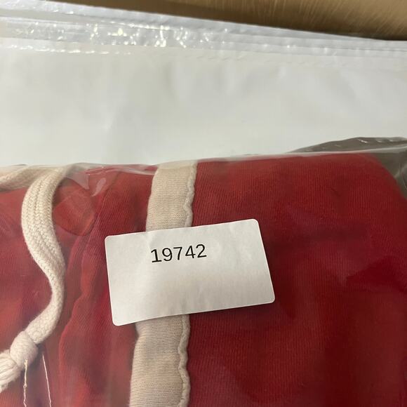 Old Time Hockey Hoodie Mens Size S Red Minnesota Wild NHL Pullover Lace Koivu 9 - Picture 9 of 9